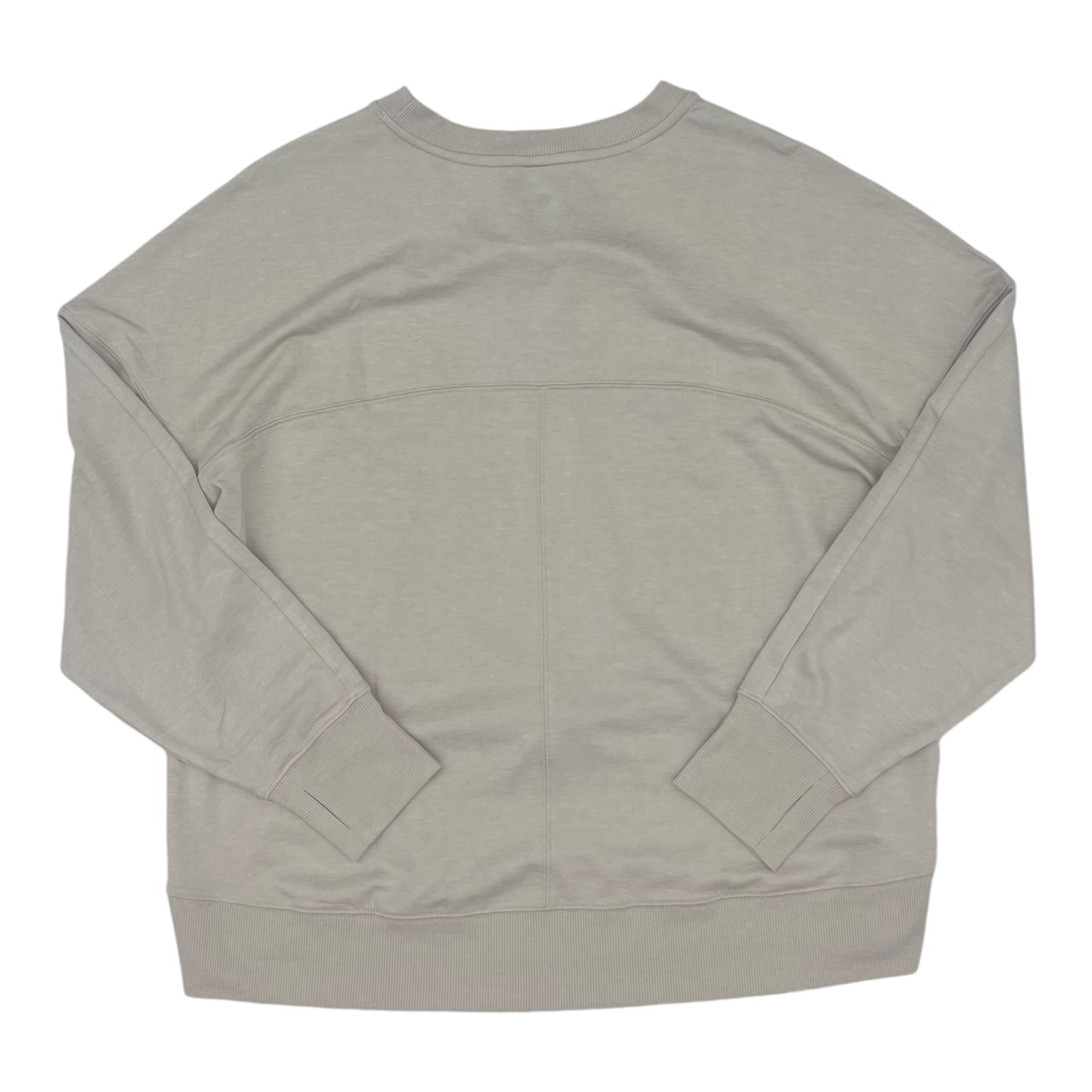 Athletic Top Ls Crewneck By Rbx In Beige, Size:Xl