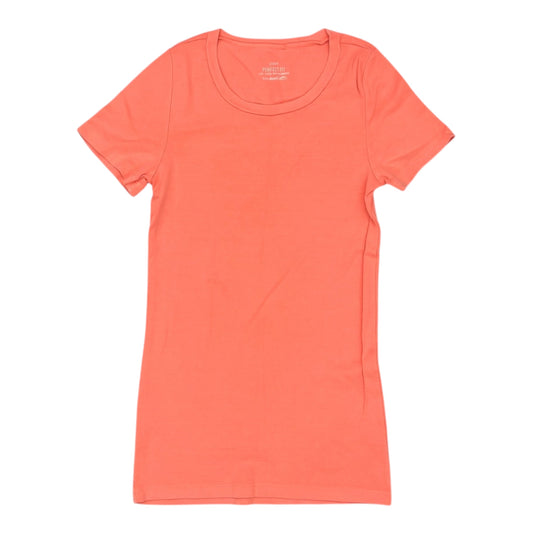 Top Ss Basic By J. Crew In Coral, Size:M