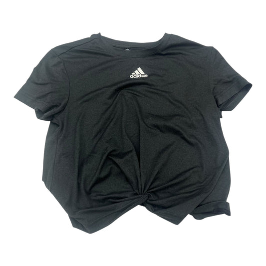 Athletic Top Ss By Adidas In Grey, Size:Xs