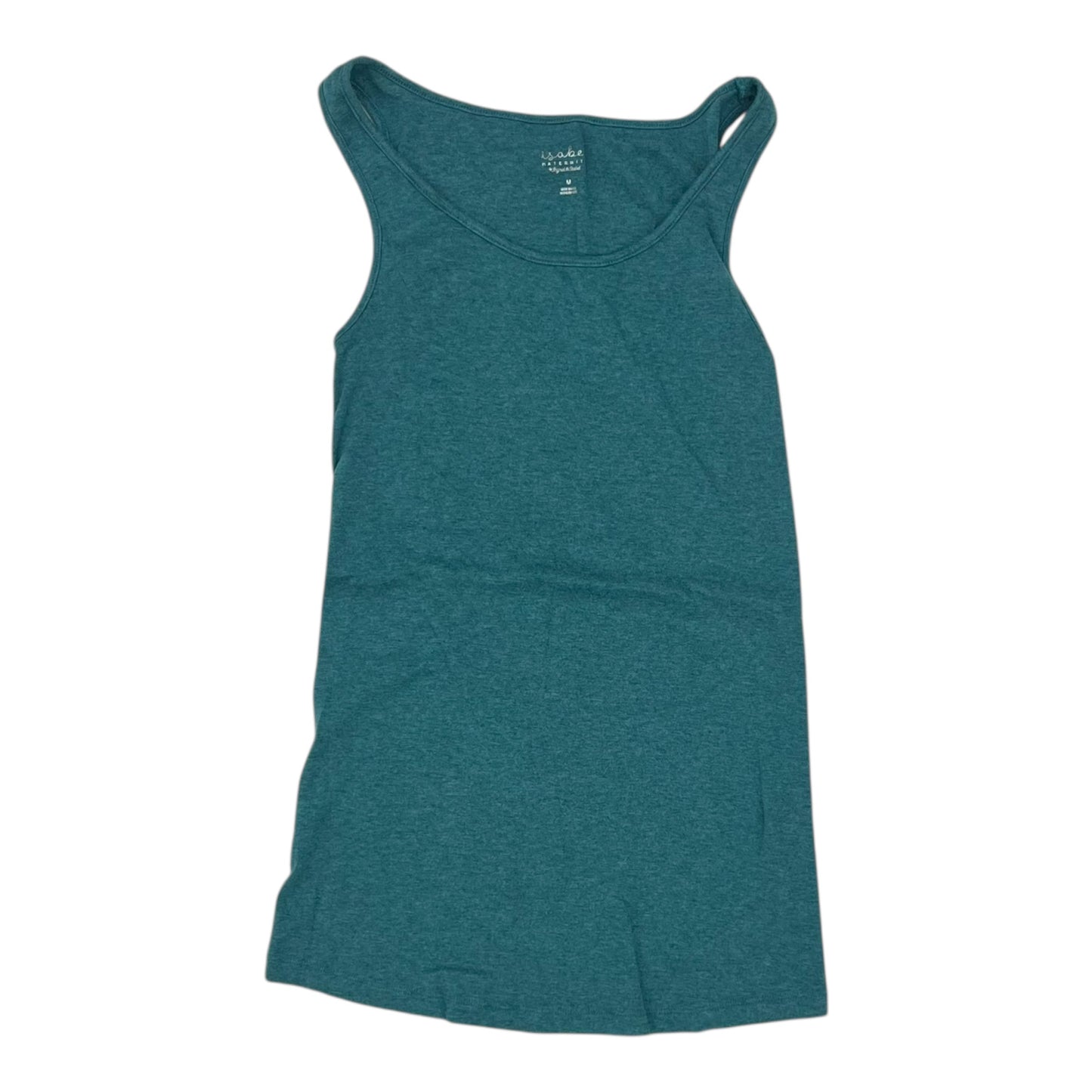 Mat Tank Top By Isabel Maternity In Teal, Size:M