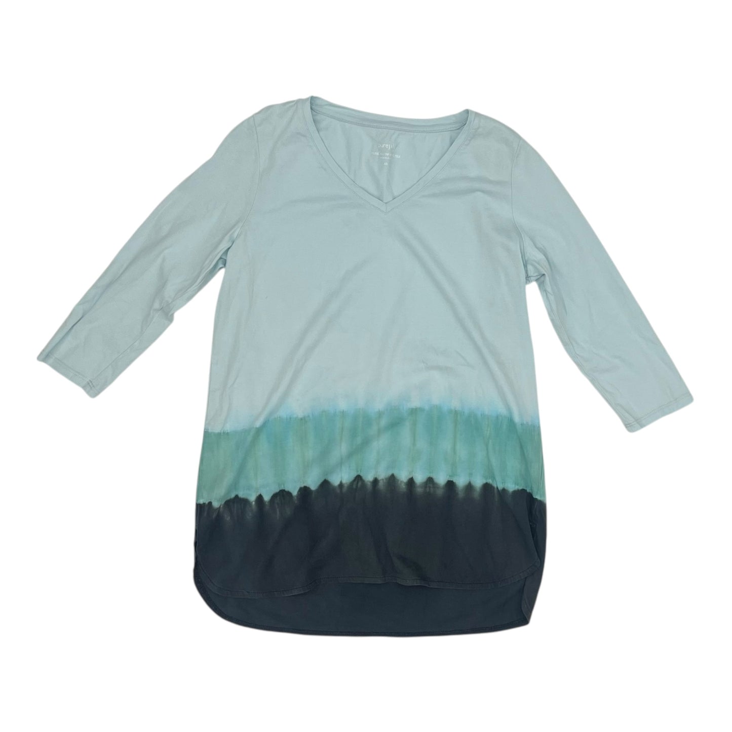 Top 3/4 Sleeve By Pure Jill In Blue, Size:Xs