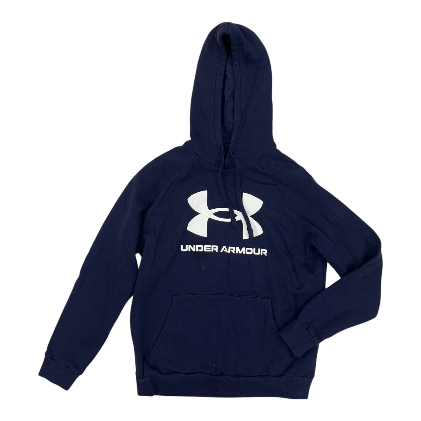 Athletic Sweatshirt Hoodie By Under Armour In Blue, Size:S