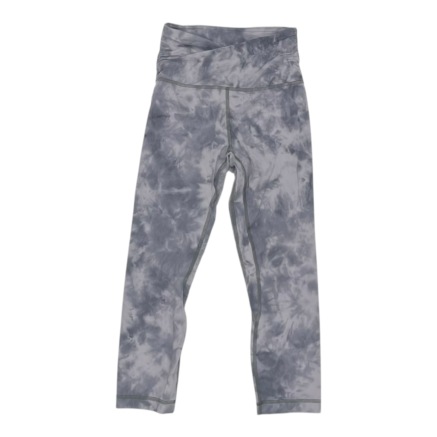 Athletic Leggings Capris By Lululemon In Grey, Size:S