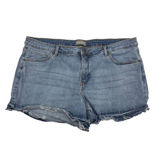 BLUE DENIM FALLS CREEK SHORTS, Size 20