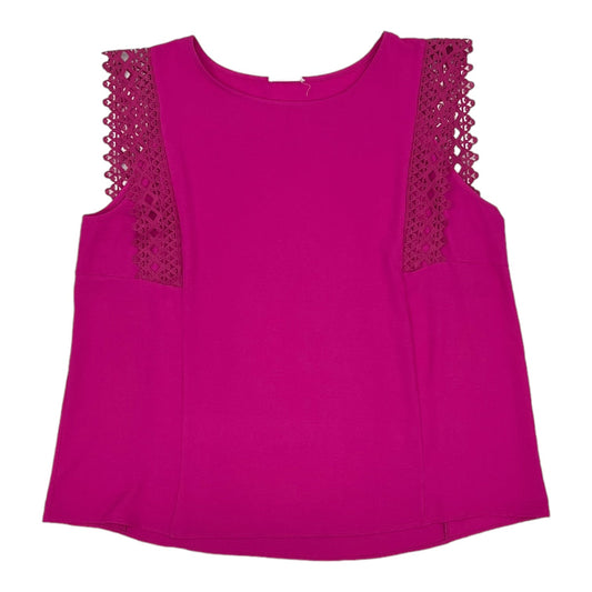 PINK TOP SLEEVELESS by FIRST LOVE Size:2X