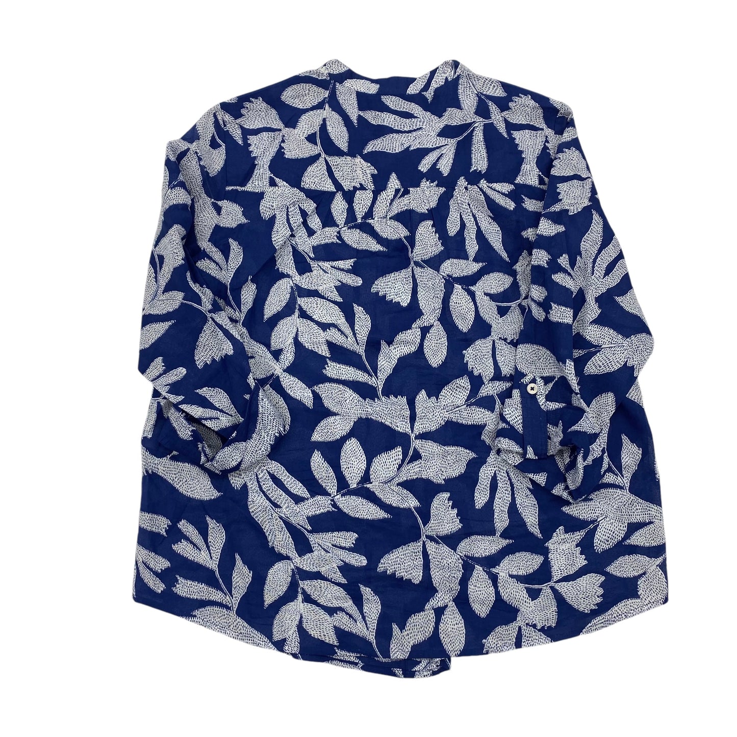 Top Ls By Chicos In Blue & White, Size:M