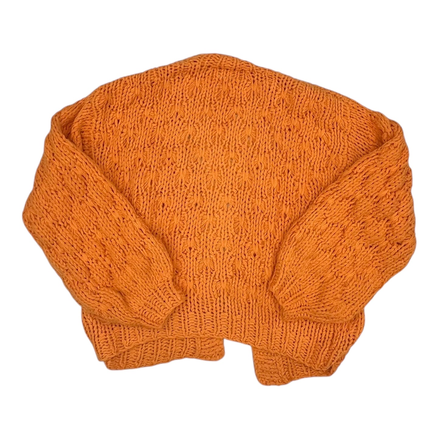 Sweater Cardigan By Pol In Orange, Size:L