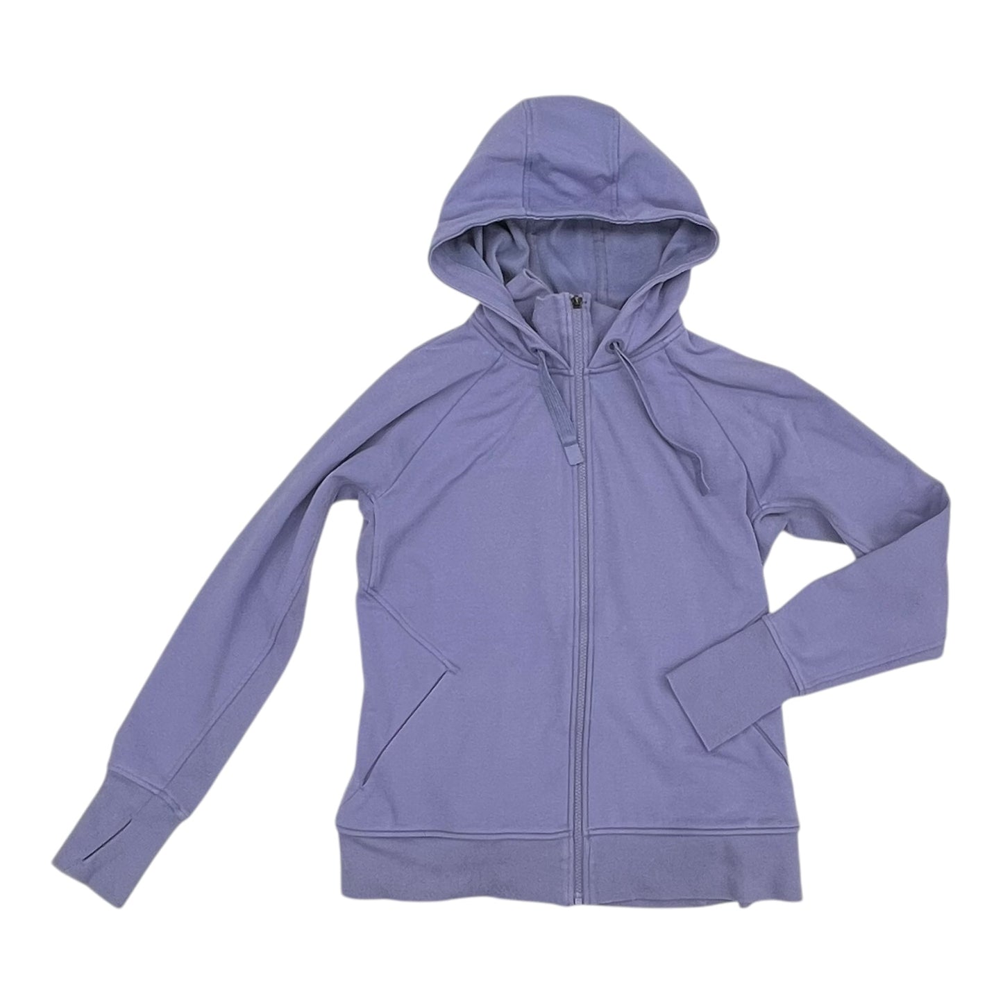 Athletic Jacket By Athleta In Purple, Size:L