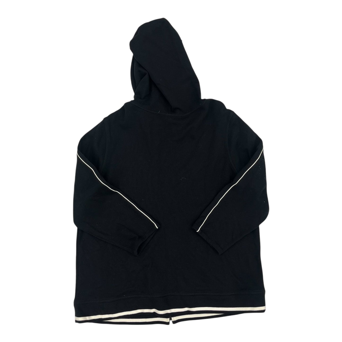 Sweatshirt Hoodie By Clothes Mentor In Black, Size:1X