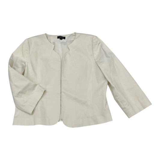 Blazer By Tahari By Arthur Levine In White, Size:Xl