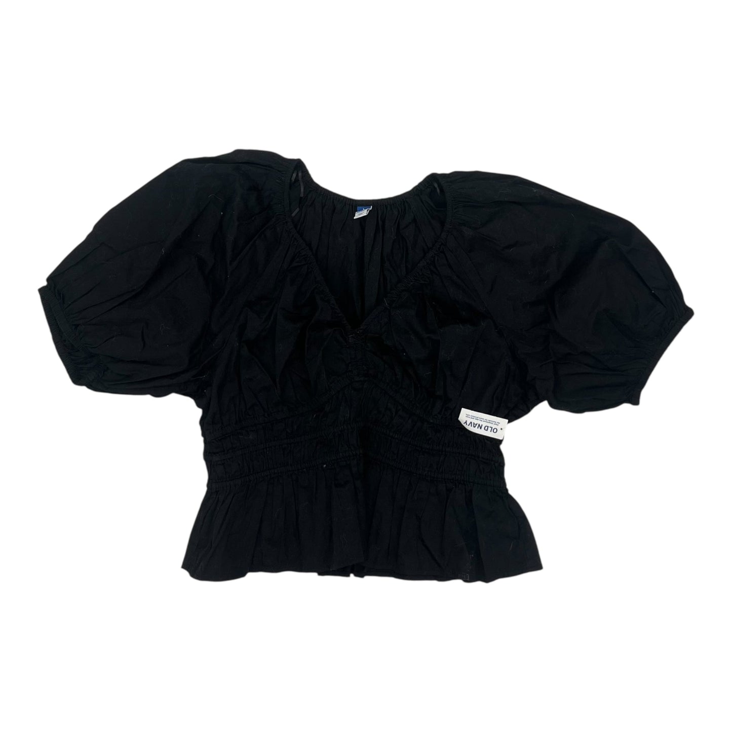 Blouse Ss By Old Navy In Black, Size:L