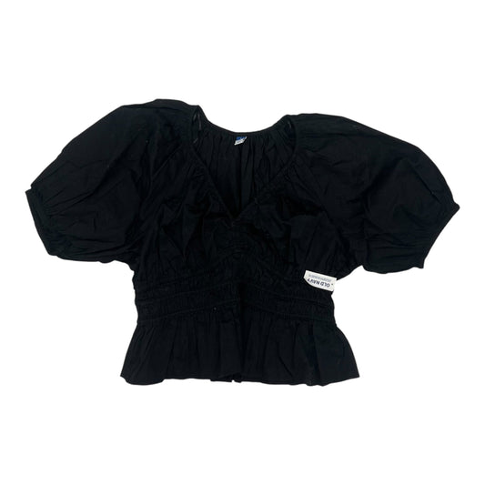 Blouse Ss By Old Navy In Black, Size:L