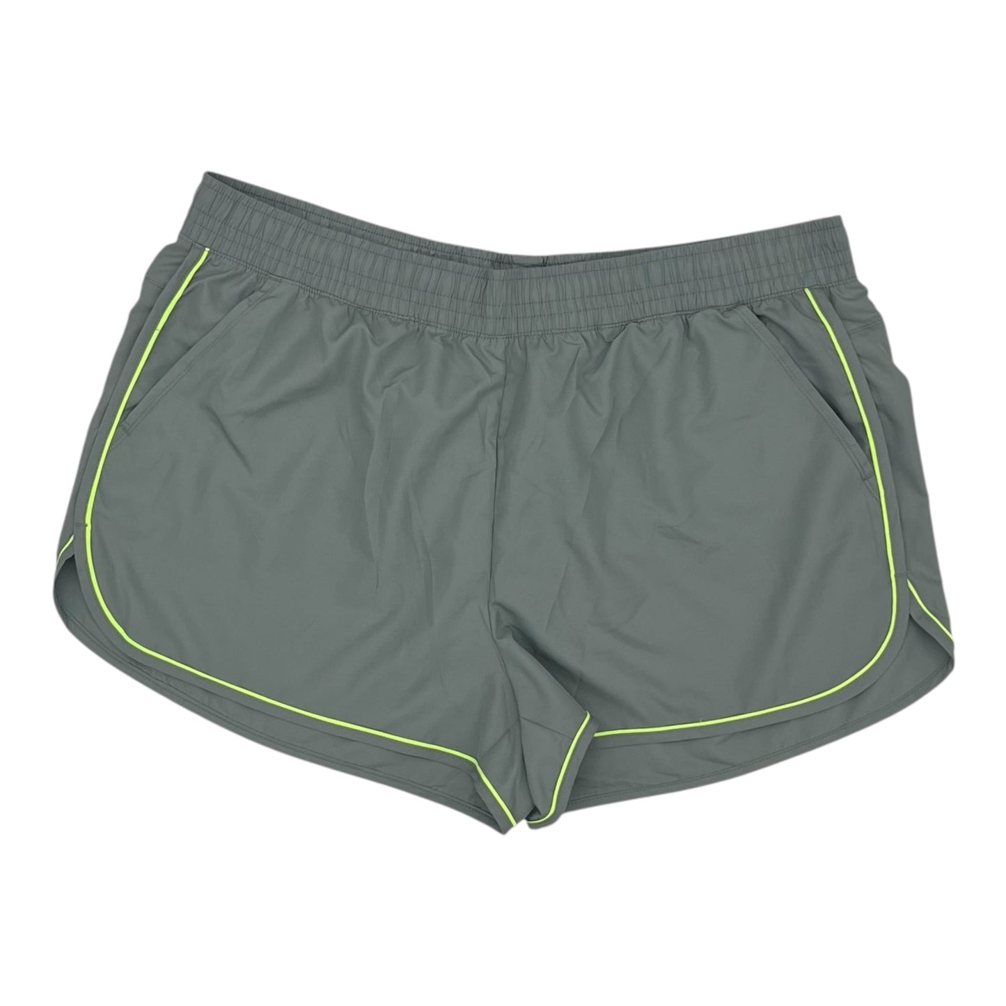 Athletic Shorts By Athletic Works In Green, Size:Xxl
