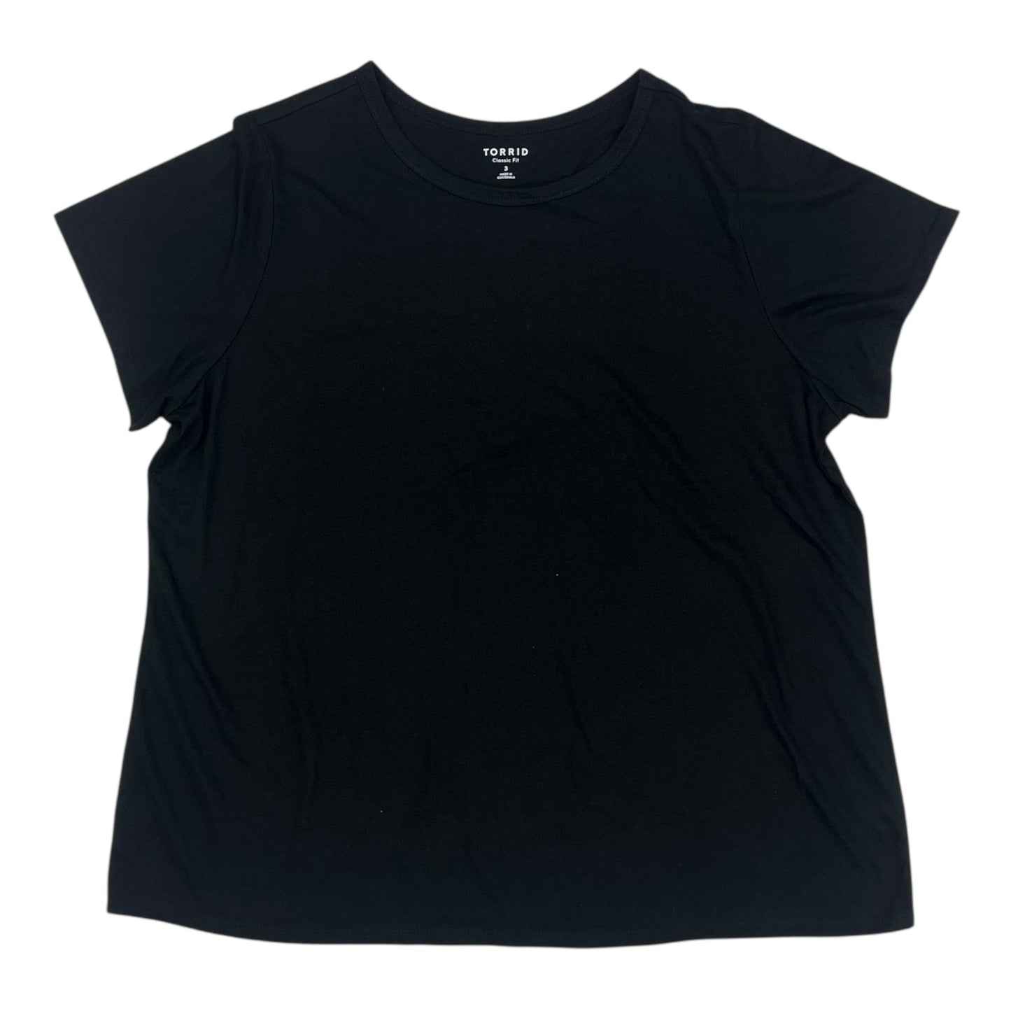 Top Ss Basic By Torrid In Black, Size:3X