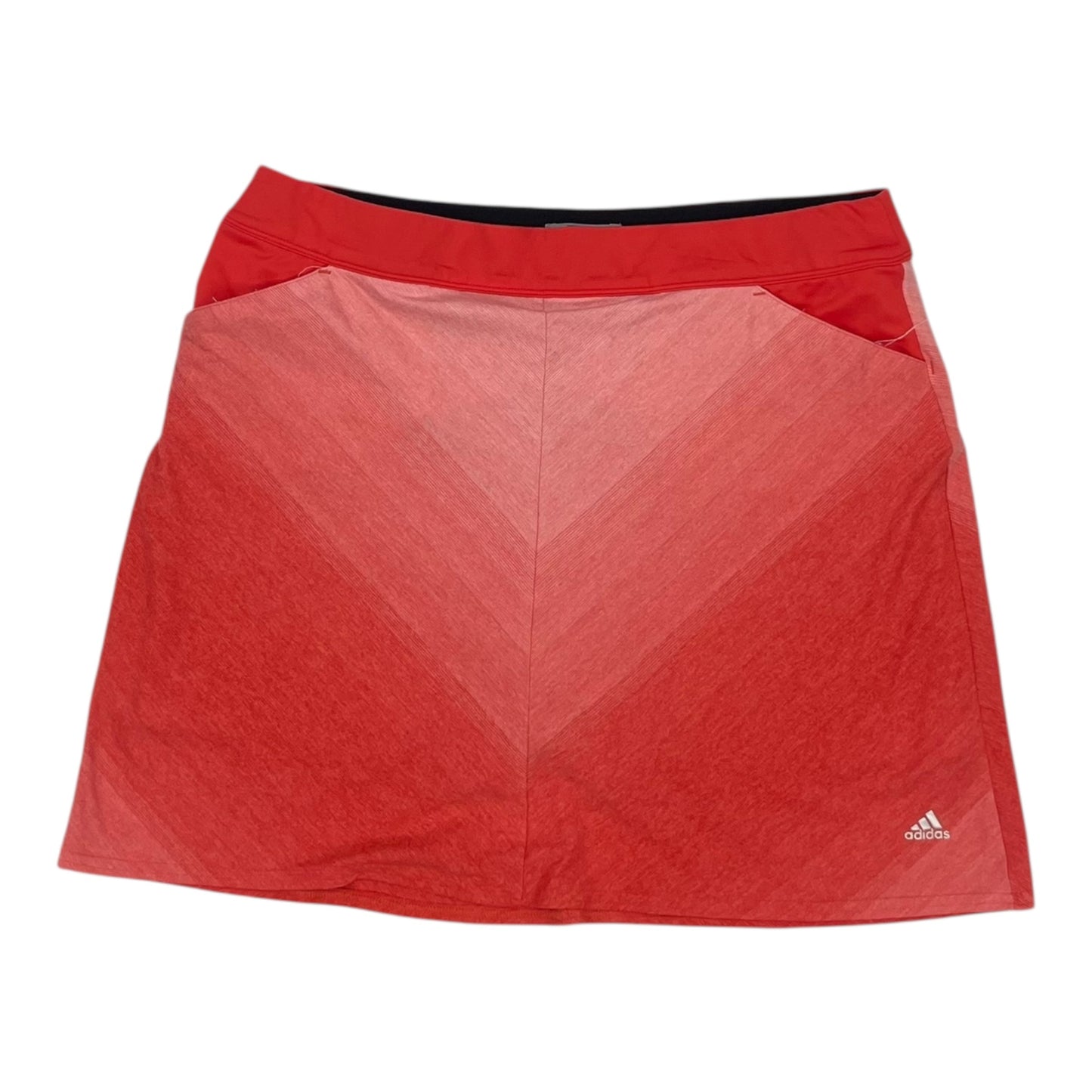 Athletic Skirt By Adidas In Orange, Size:M