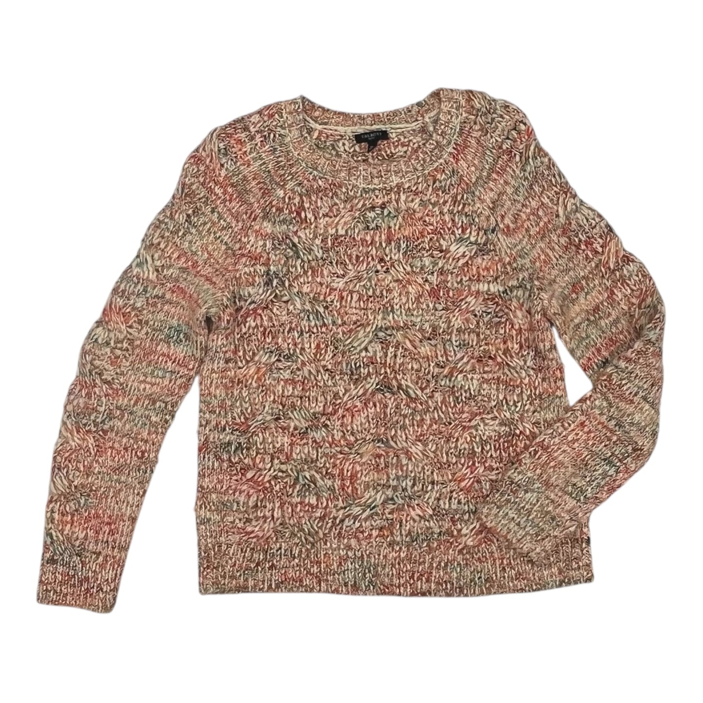 Sweater By Talbots In Green & Orange, Size:Sp