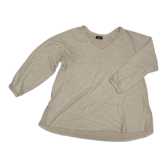 Top Ls By Lane Bryant In Tan, Size:2X