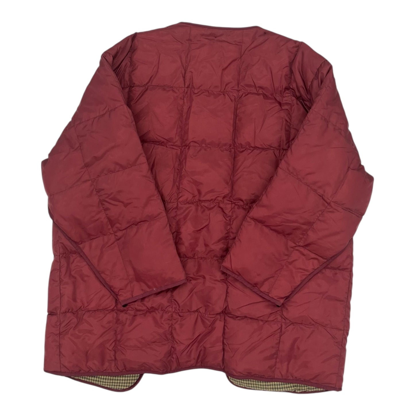 Jacket Puffer & Quilted By Eddie Bauer In Red, Size:M