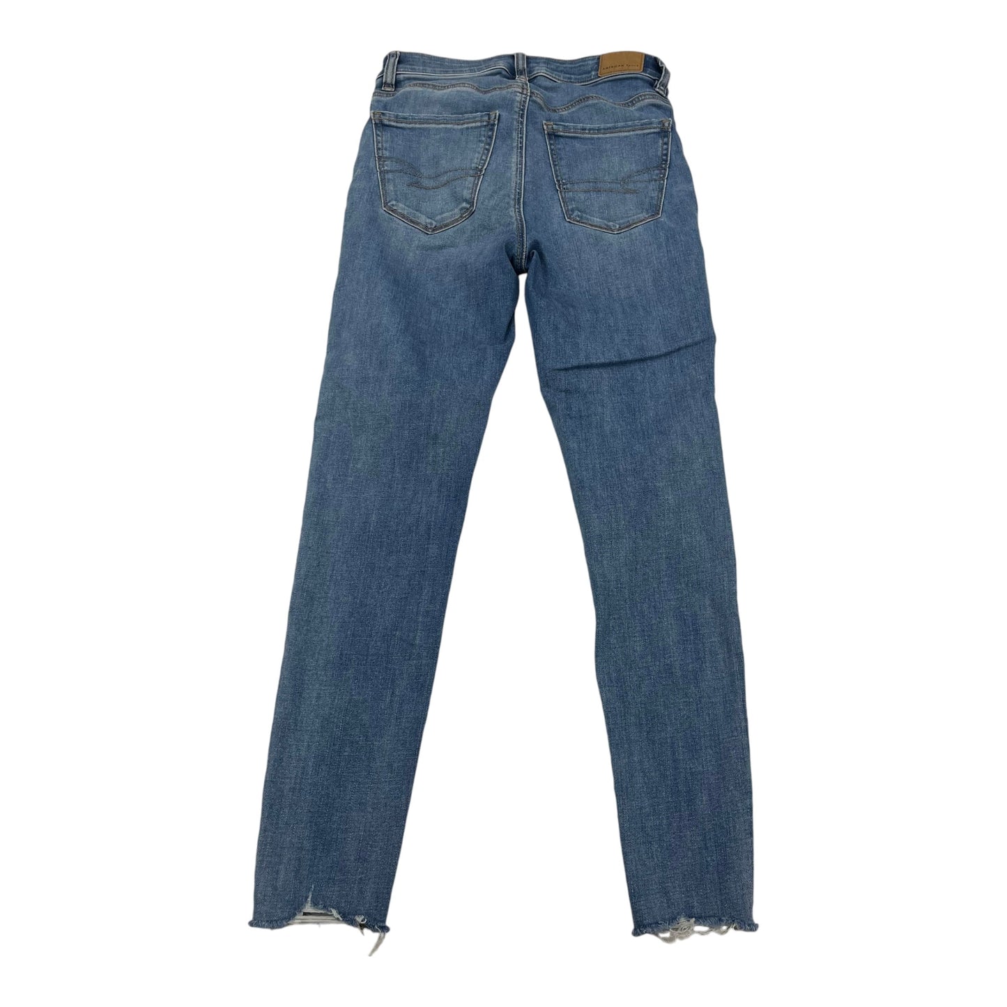 Jeans Skinny By American Eagle In Blue Denim, Size:2