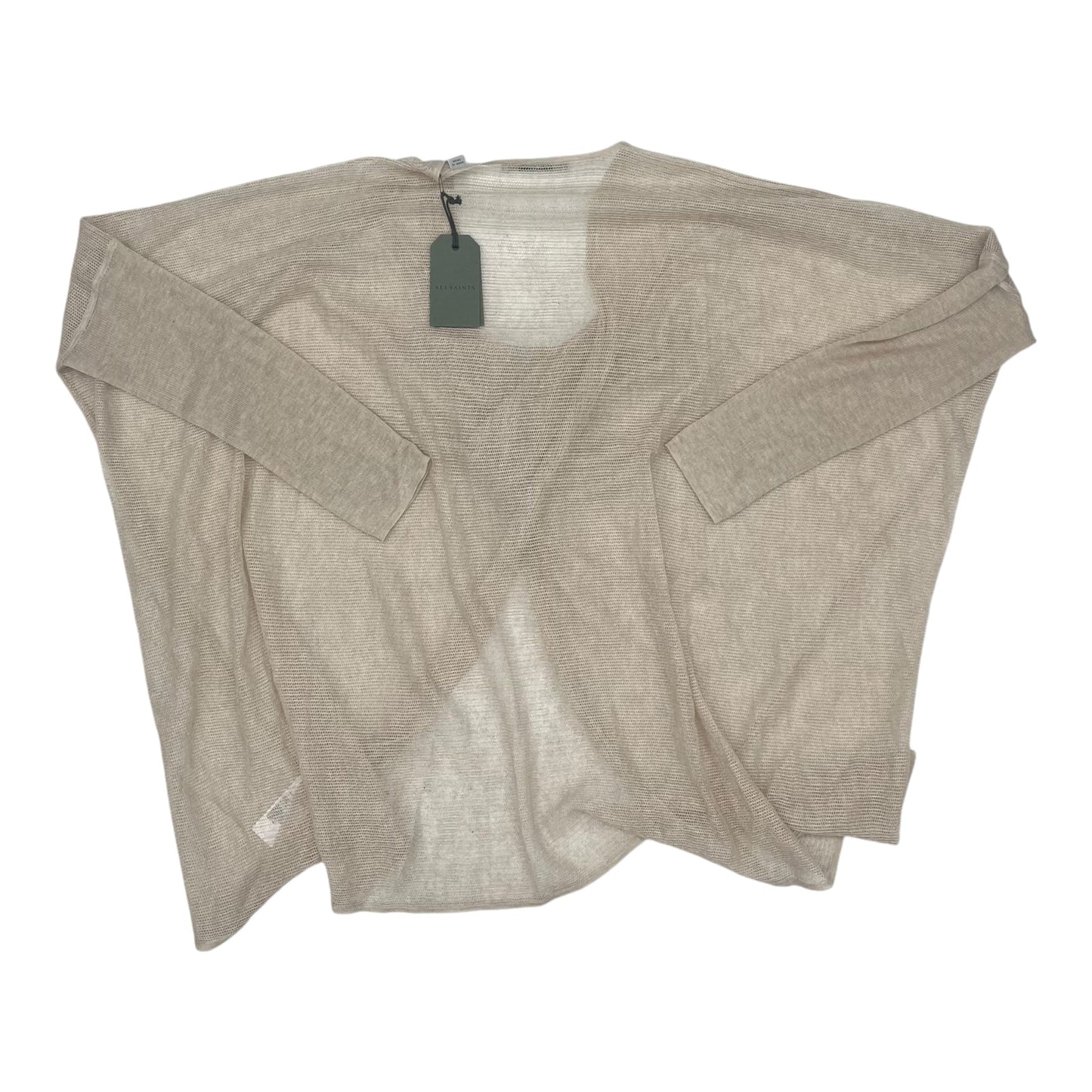 Top Ls Designer By All Saints In Cream, Size:L