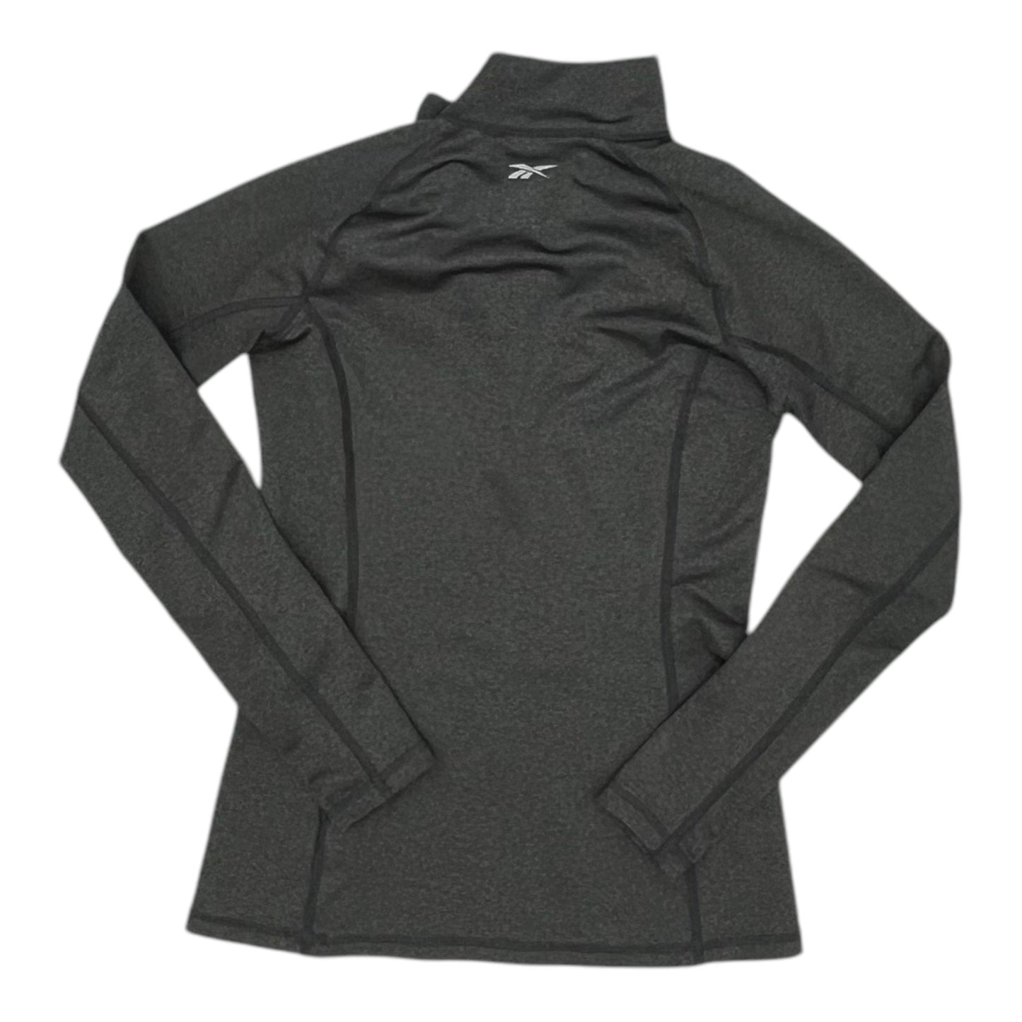 Athletic Top Ls Collar By Reebok In Grey, Size:Xs