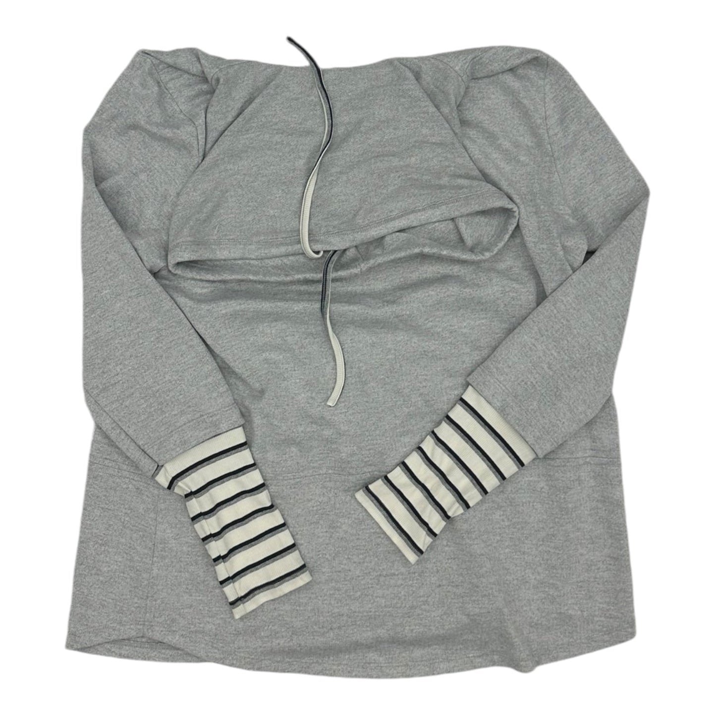 Sweatshirt Collar By Doe & Rae In Grey, Size:M