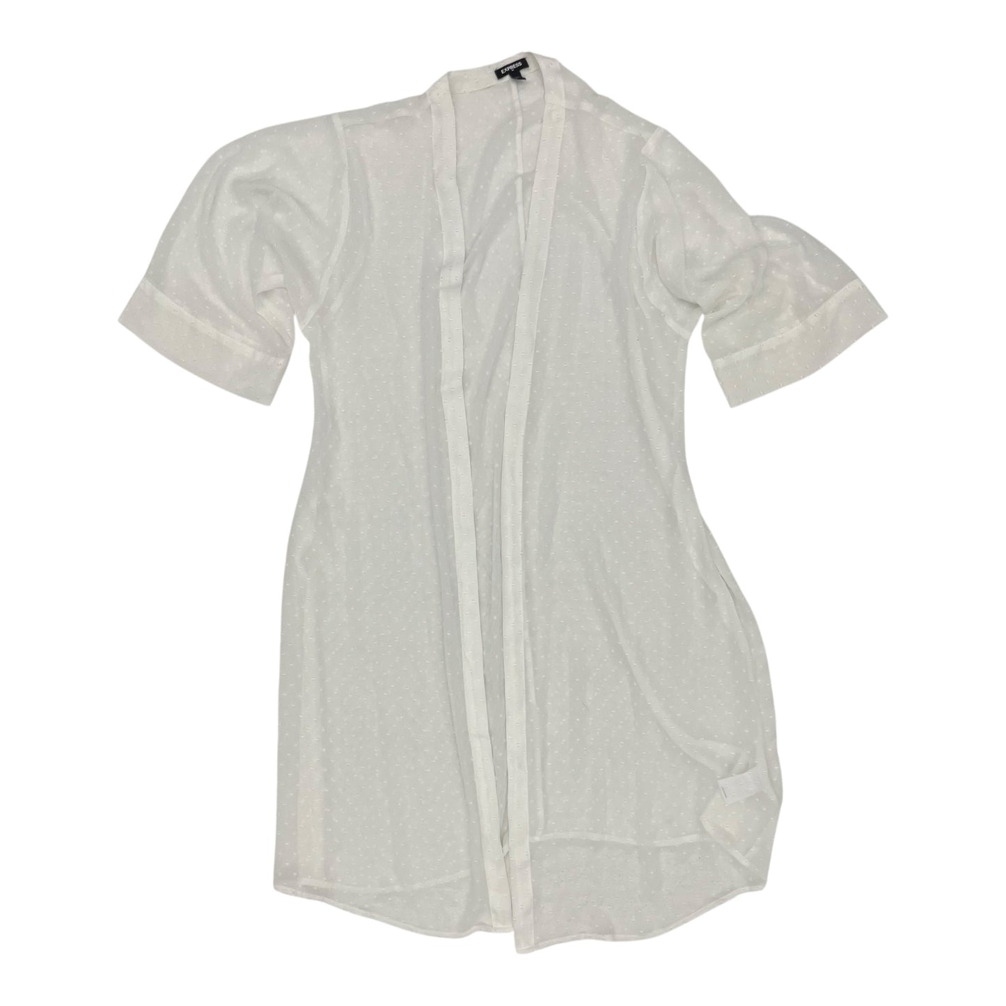 Kimono By Express In White, Size:M