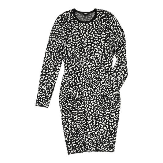 Dress Sweater By Express In Black & White, Size:M
