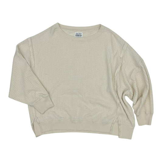 Sweatshirt Crewneck By American Eagle In Cream, Size:Xl