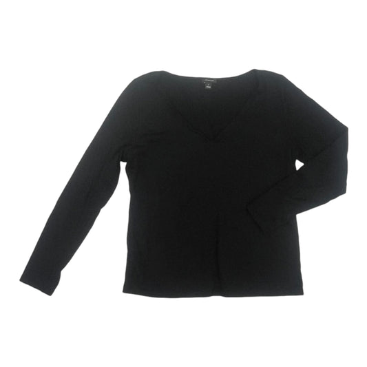 Top Ls Basic By Ann Taylor In Black, Size:M