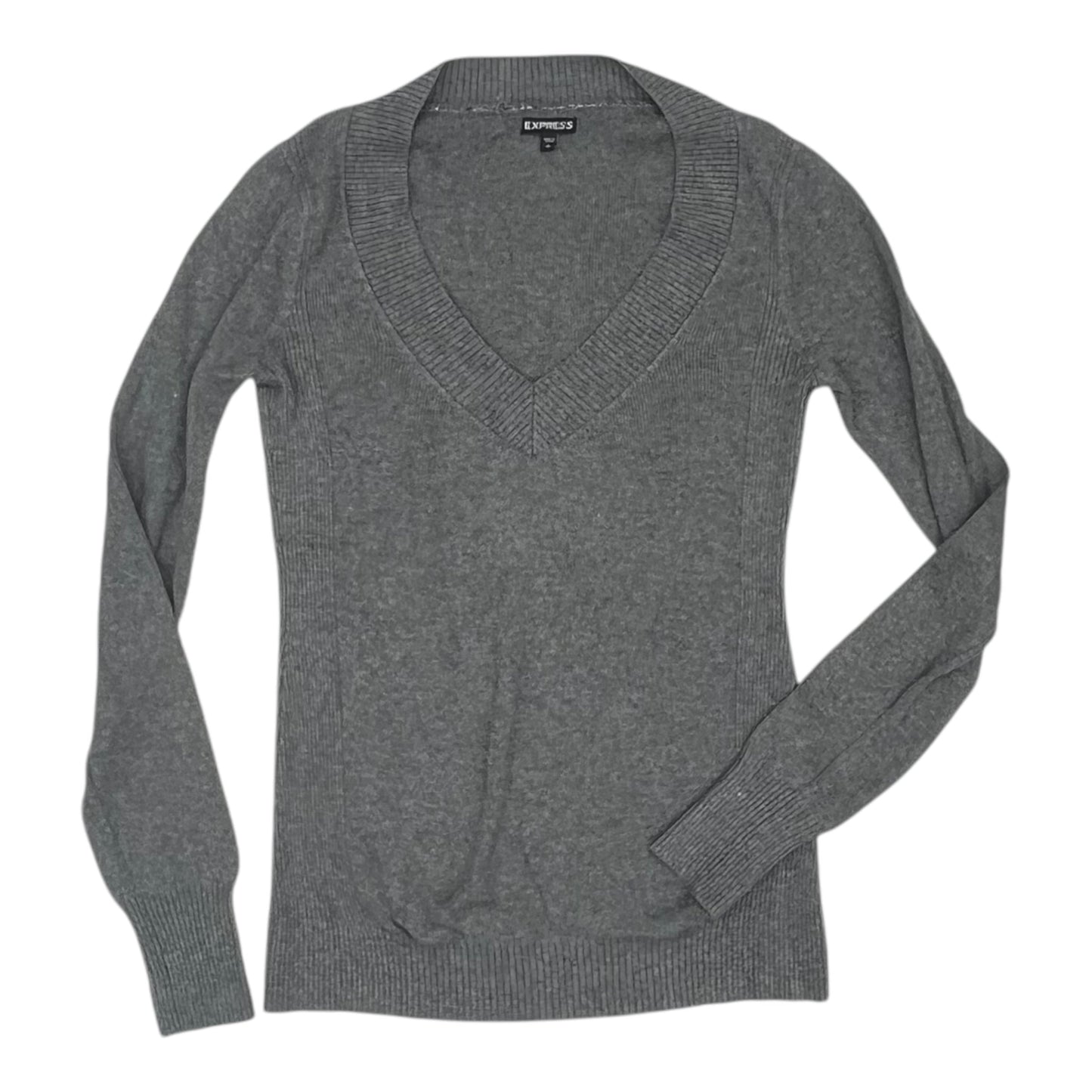 Sweater By Express In Grey, Size:L