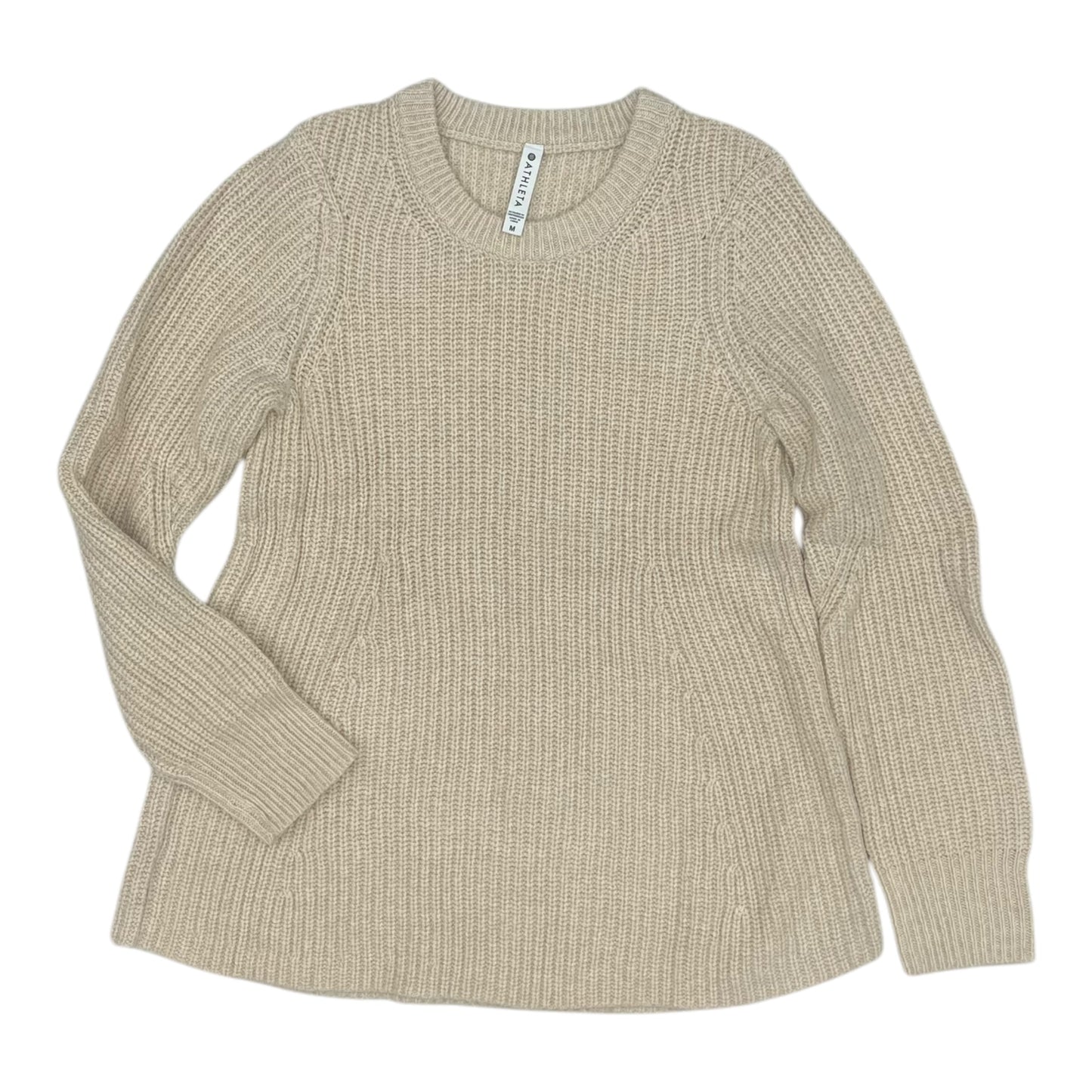 Sweater By Athleta In Tan, Size:M