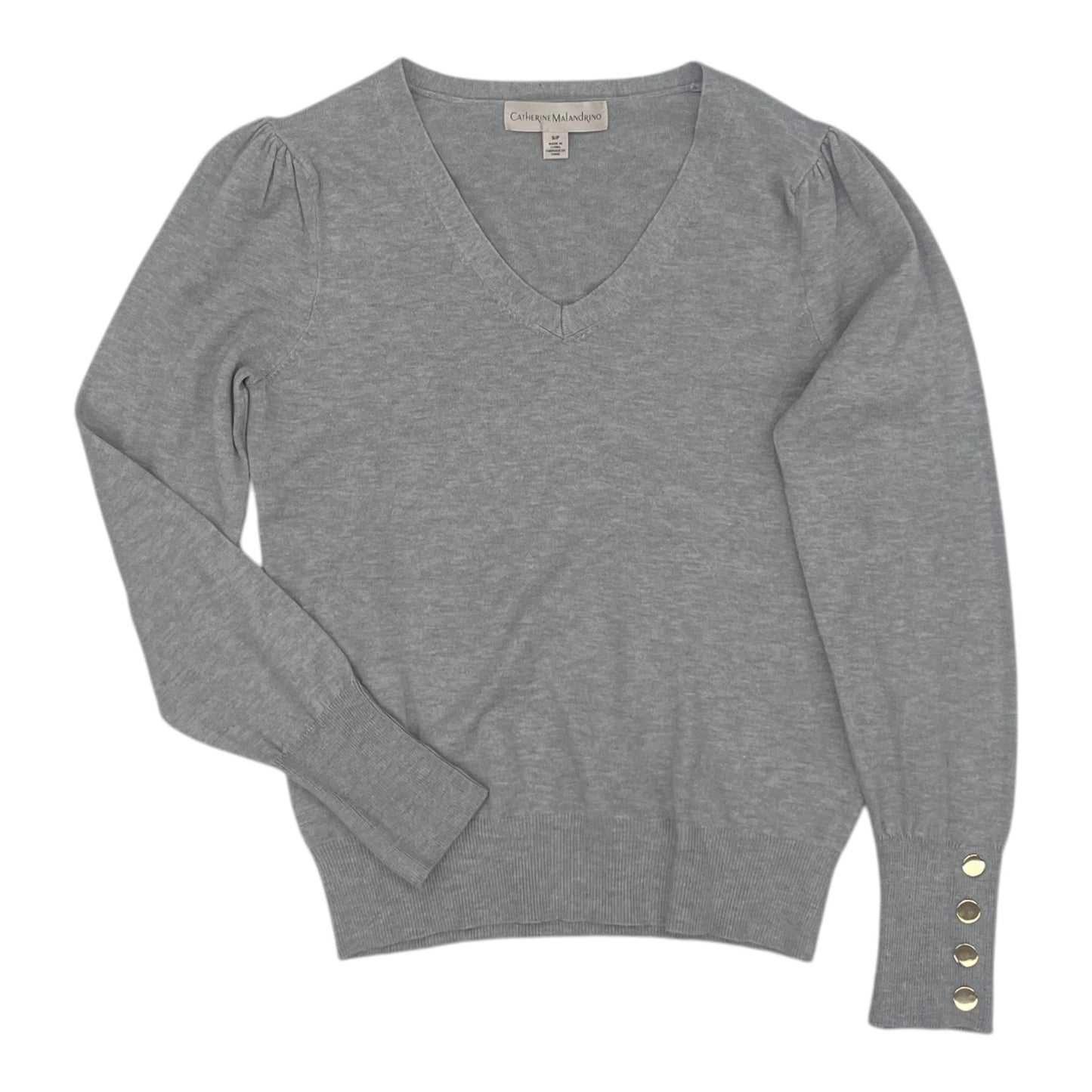 Top Ls By Catherine Malandrino In Grey, Size:S