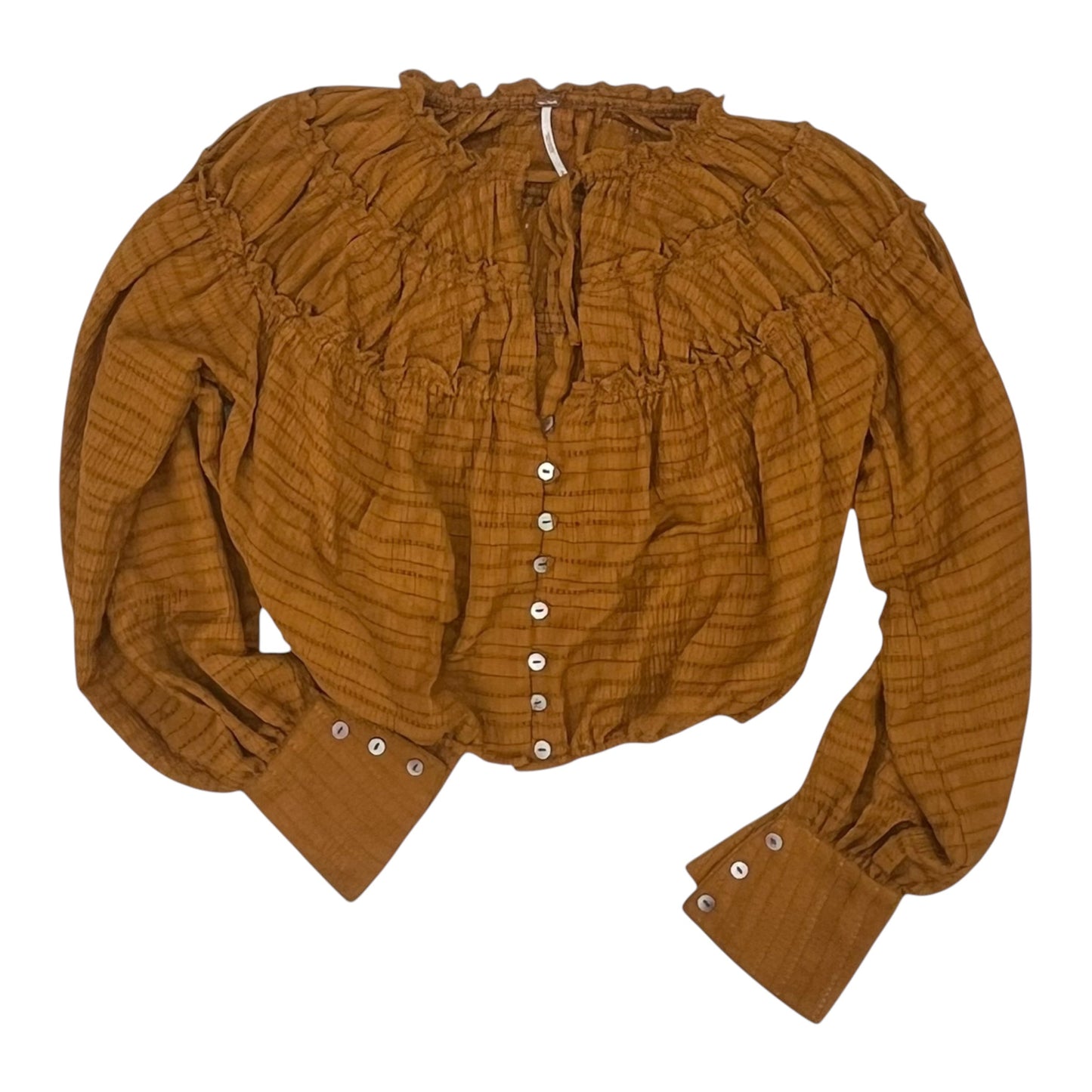 Top Ls By Free People In Brown, Size:Xs