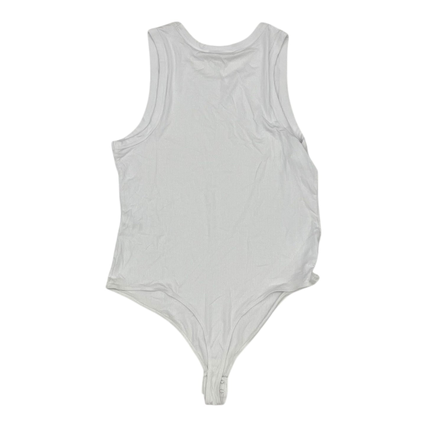 Bodysuit By Clothes Mentor In White, Size:Xxl