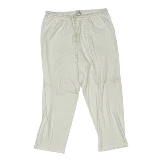 Pants Lounge By Clothes Mentor In White, Size:1X