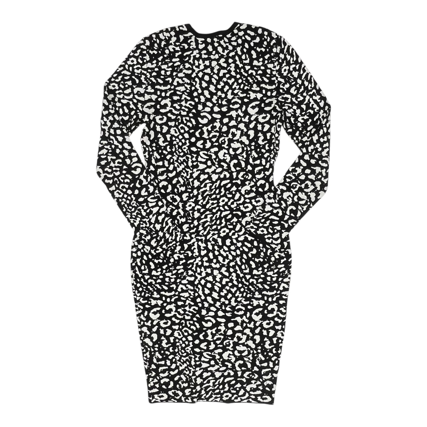 Dress Sweater By Express In Black & White, Size:M