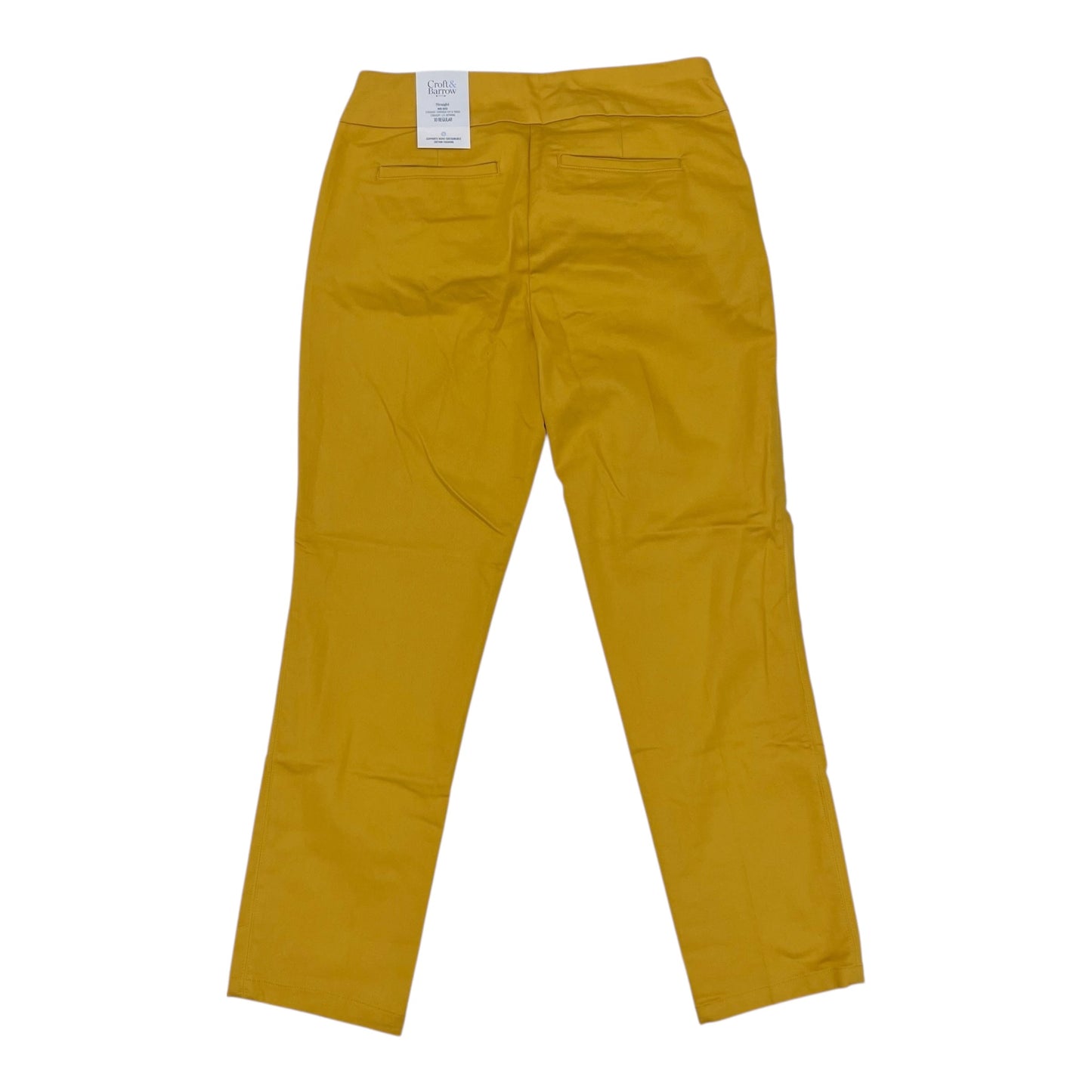 Pants Chinos & Khakis By Croft And Barrow In Yellow, Size:10