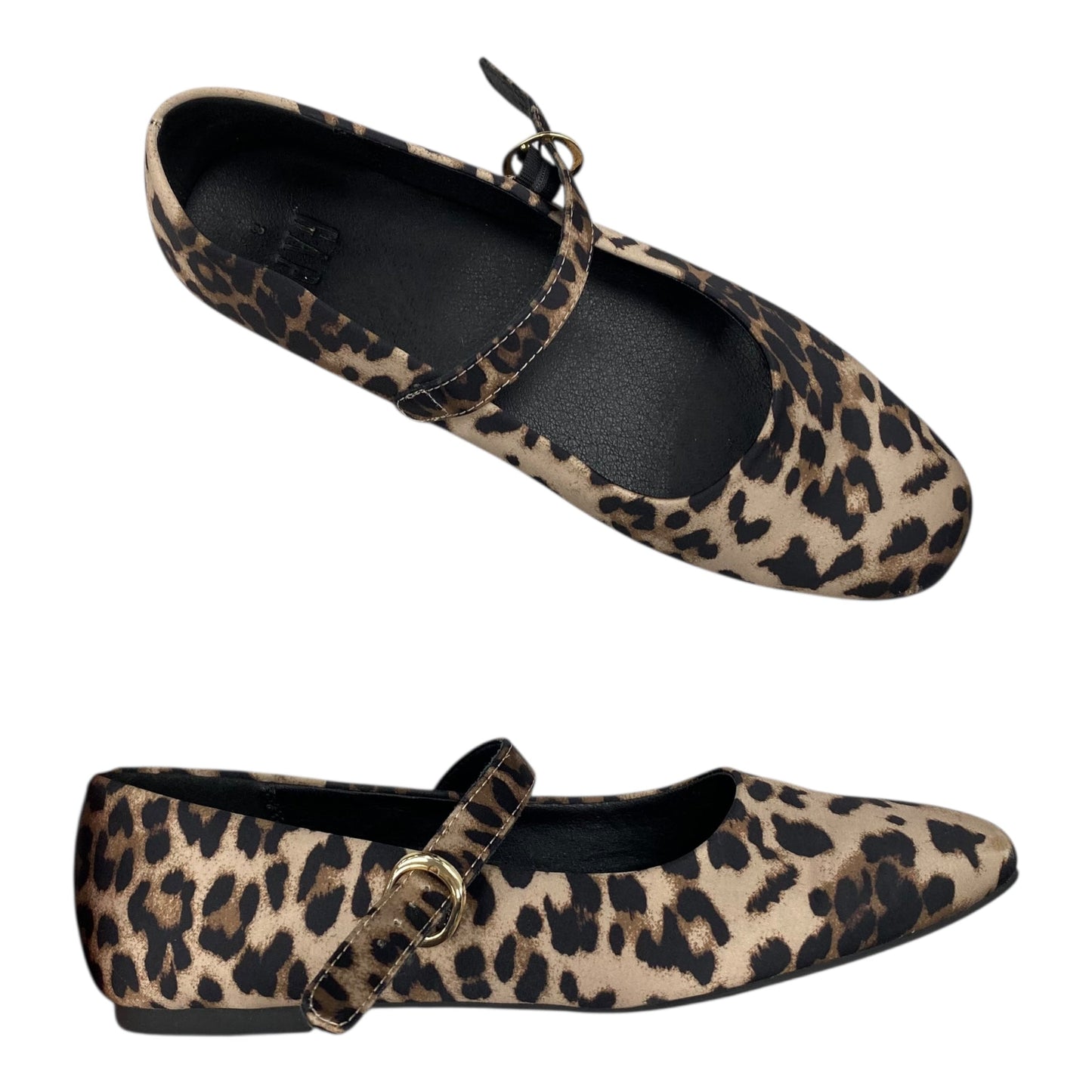 Shoes Flats By Gap In Animal Print, Size:8