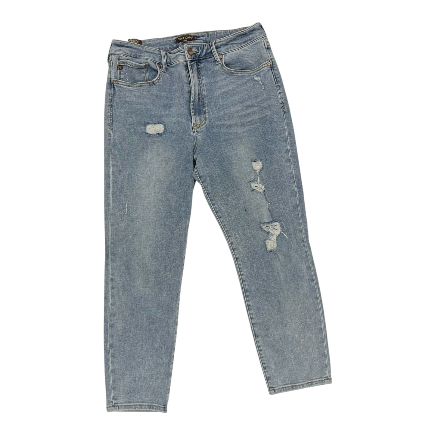 Jeans Straight By Dear John In Blue Denim, Size:10