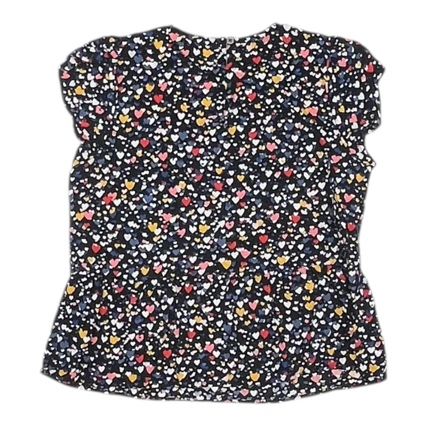 Blouse Ss By Loft In Black, Size:Xsp