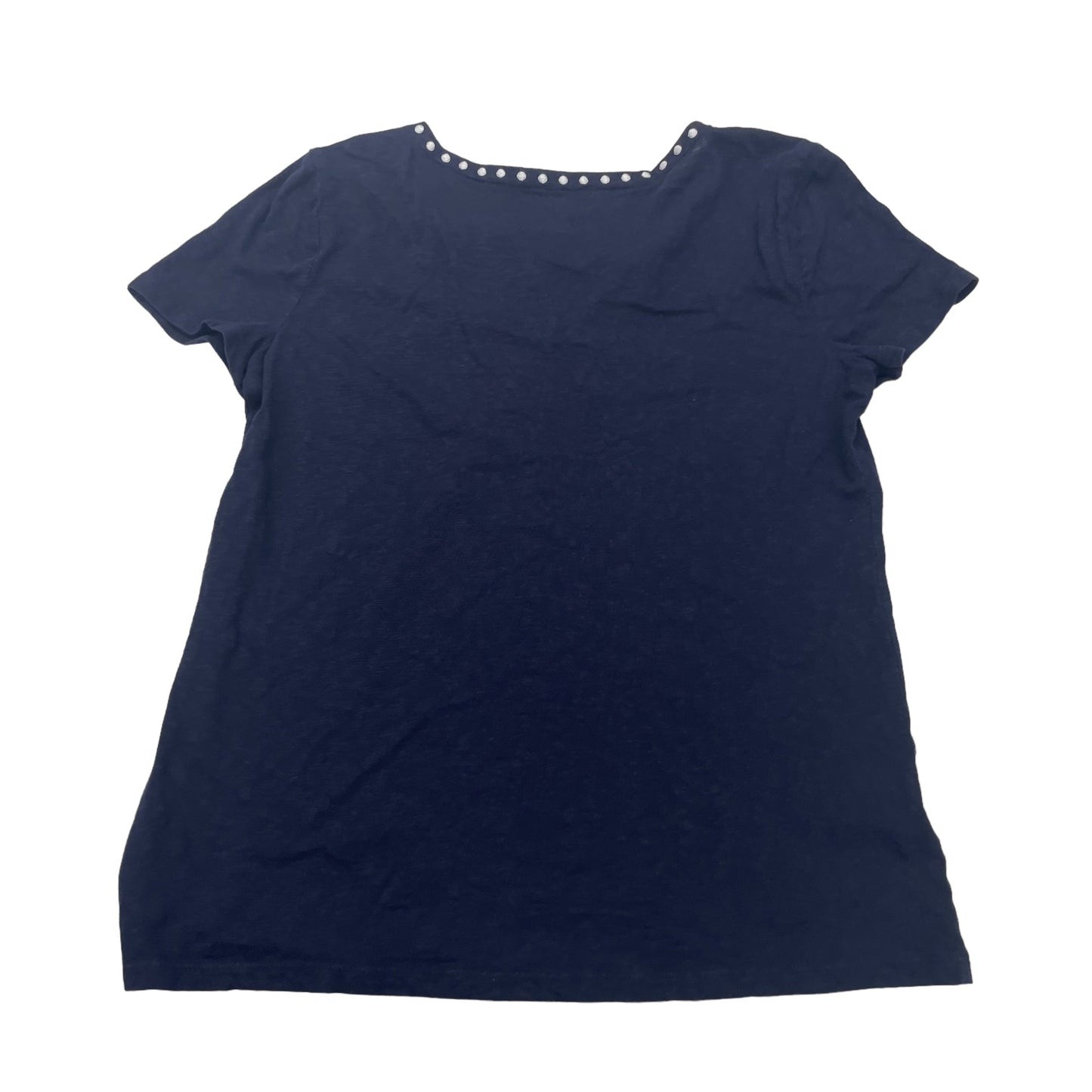 NAVY TOP SS by TALBOTS Size:PETITE  M