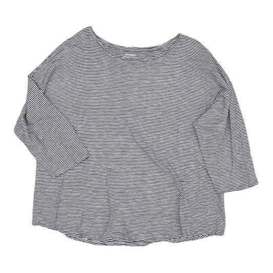 Top Ls By Chicos In Navy, Size:Xxl