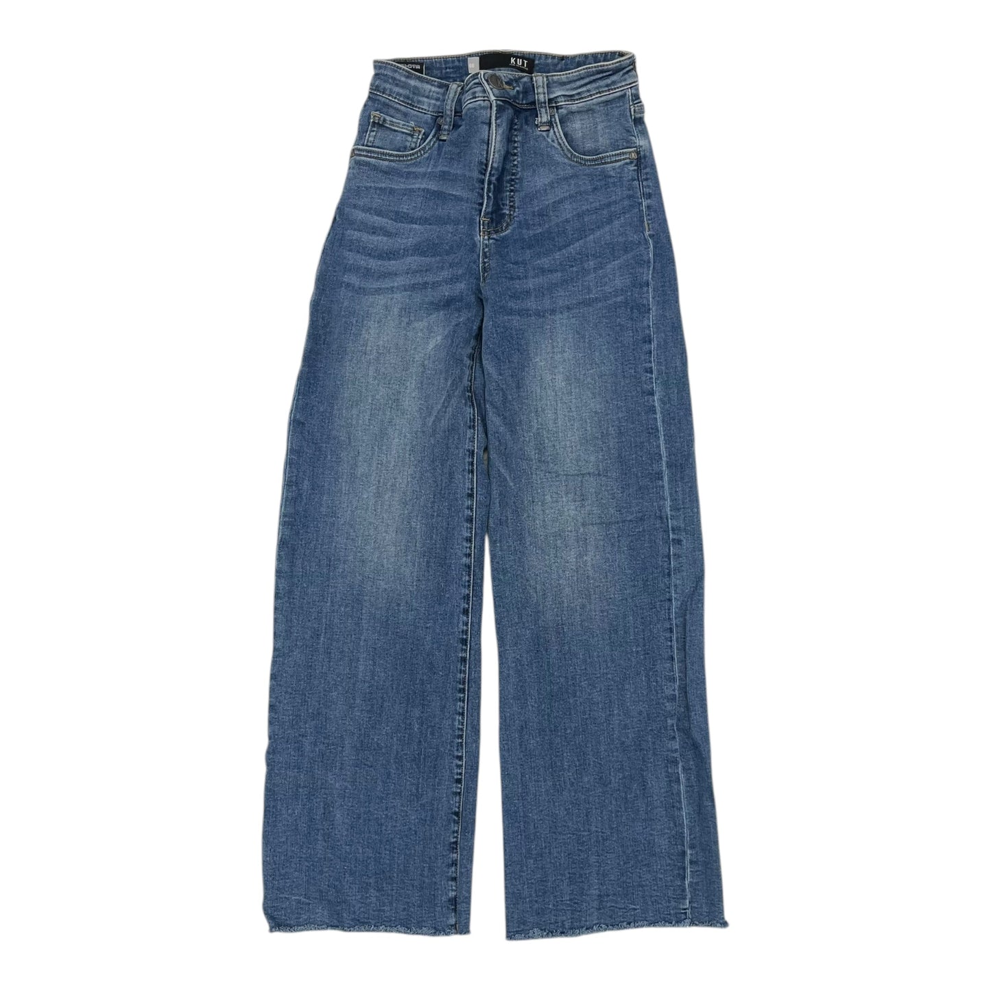 JEANS WIDE LEG by KUT In BLUE DENIM, Size: 0