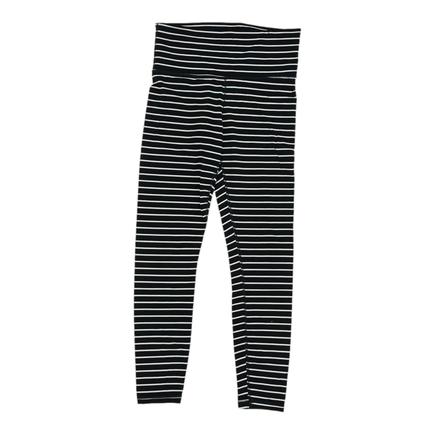 Athletic Leggings By Athleta In Black & White, Size:S