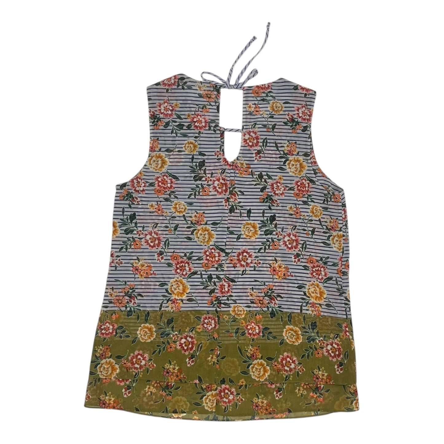 Blouse Sleeveless By Cabi In Pink & Red, Size:M