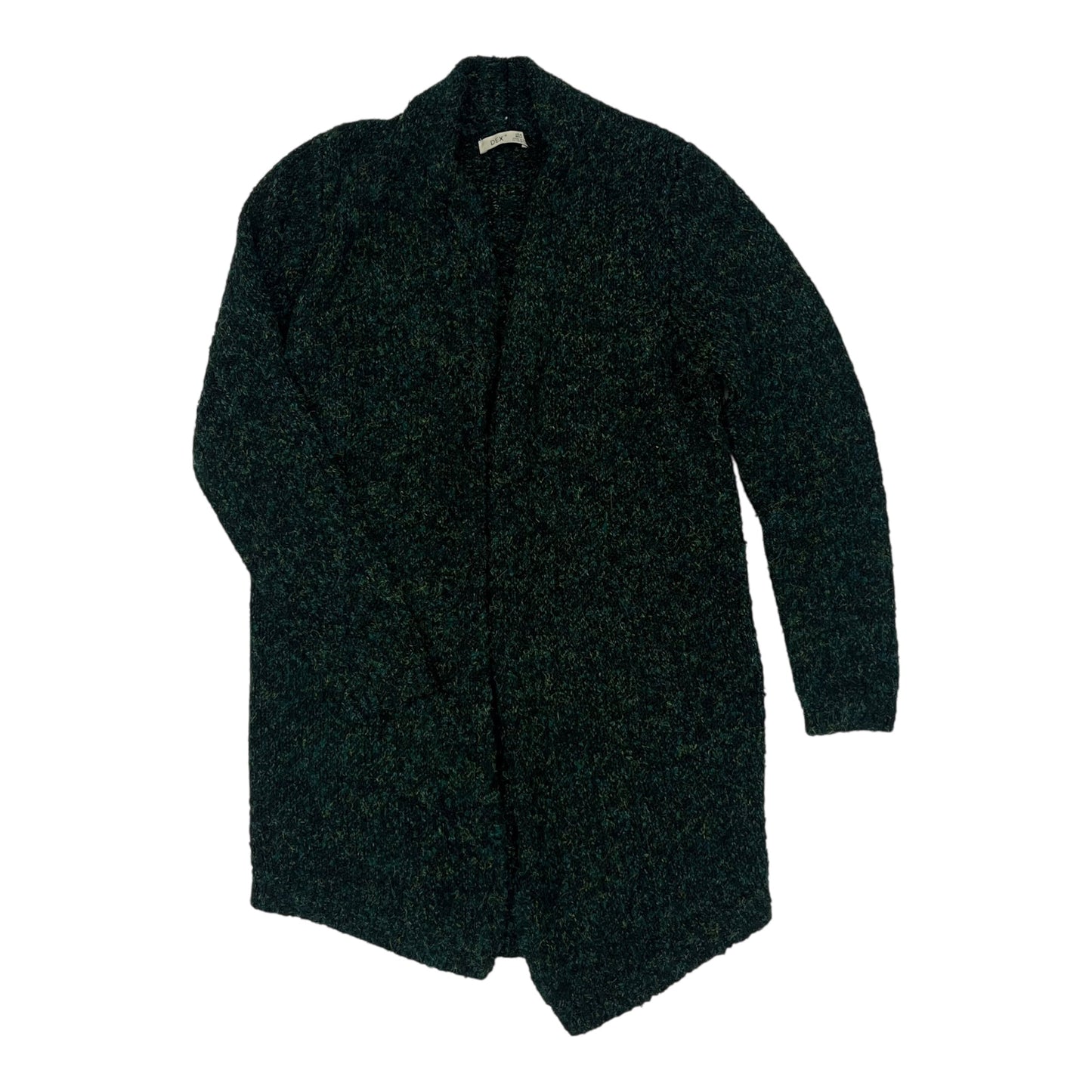 Sweater Cardigan By Dex In Green, Size:S