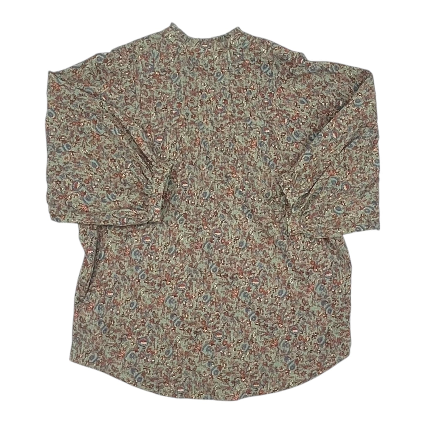 Blouse 3/4 Sleeve By Fatface In Floral Print, Size:Xs