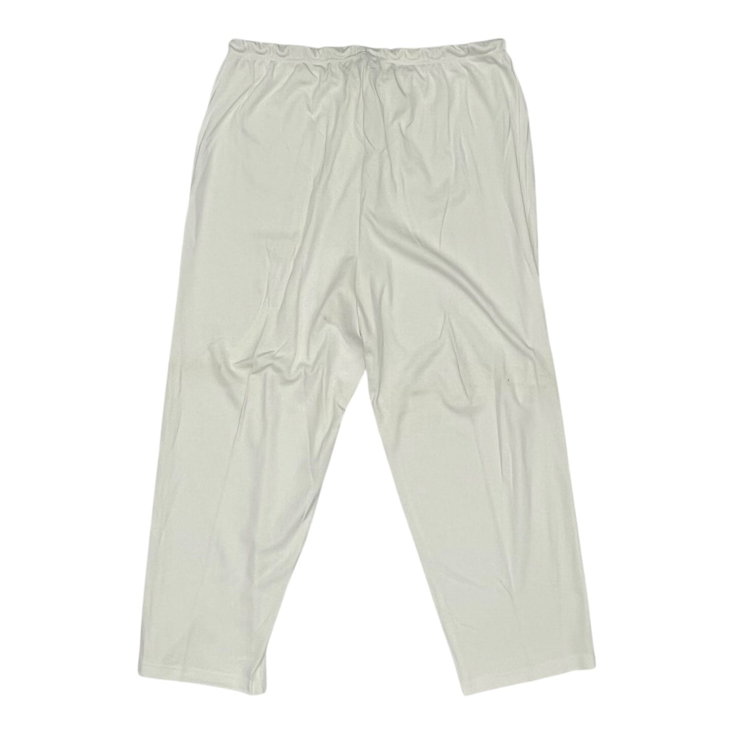 Pants Lounge By Clothes Mentor In White, Size:1X