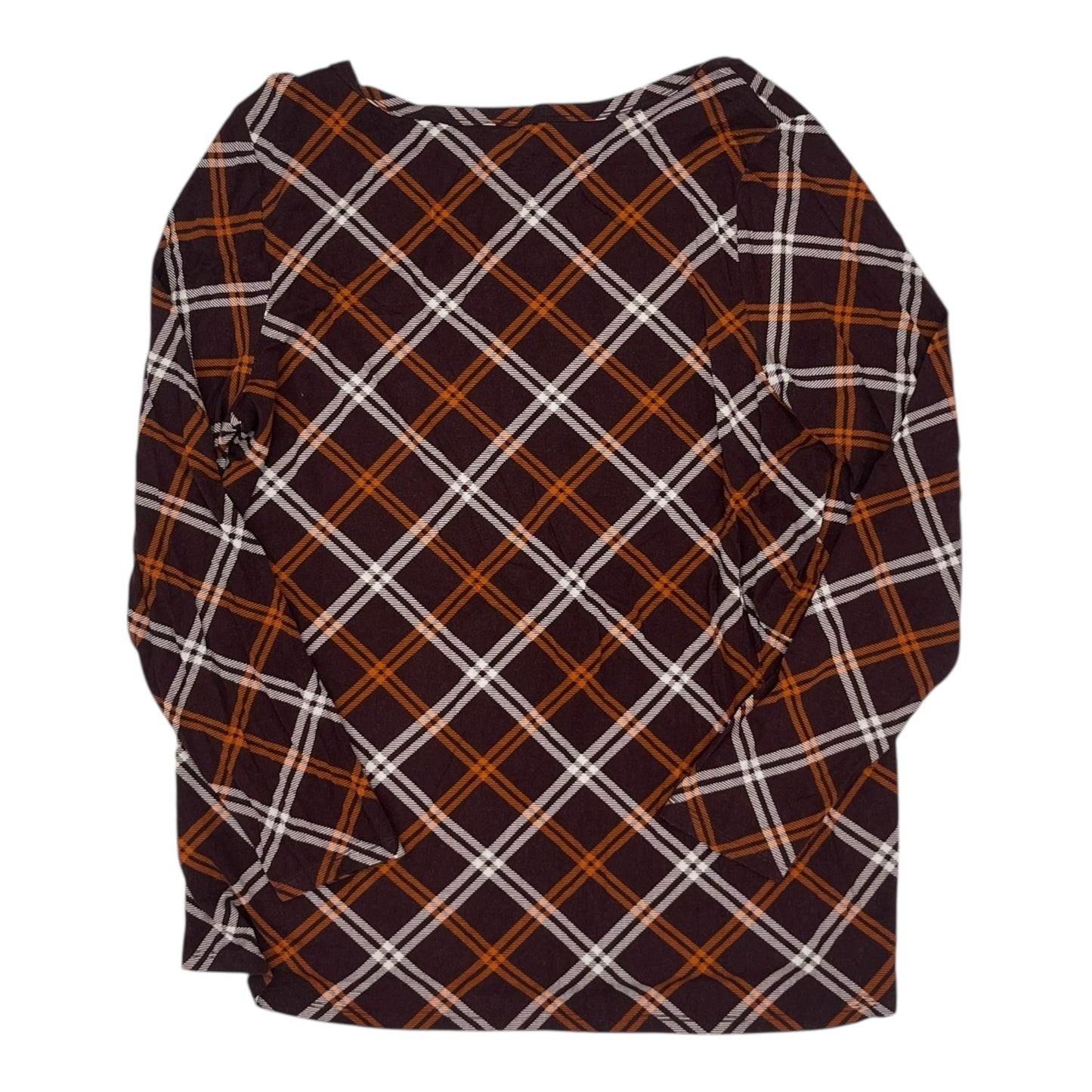 Top Ls Basic By Maurices In Maroon, Size:Xl